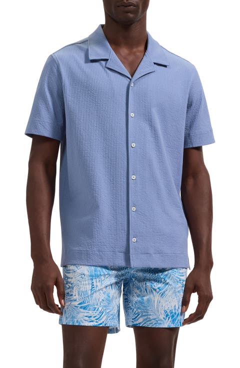 Seersucker Camp Shirt