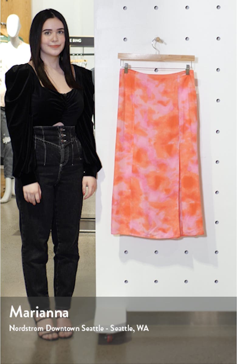 Midi Skirt with Slit, sales video thumbnail