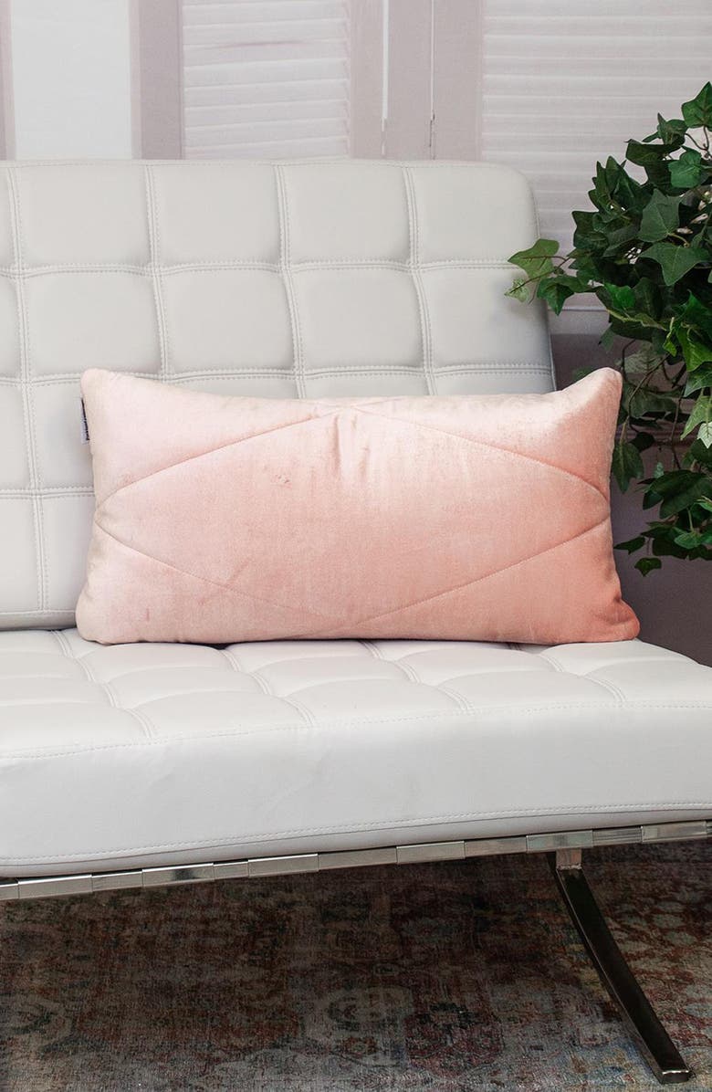 PARKLAND COLLECTION Koko Transitional Pink Throw Pillow, Alternate, color, Pink