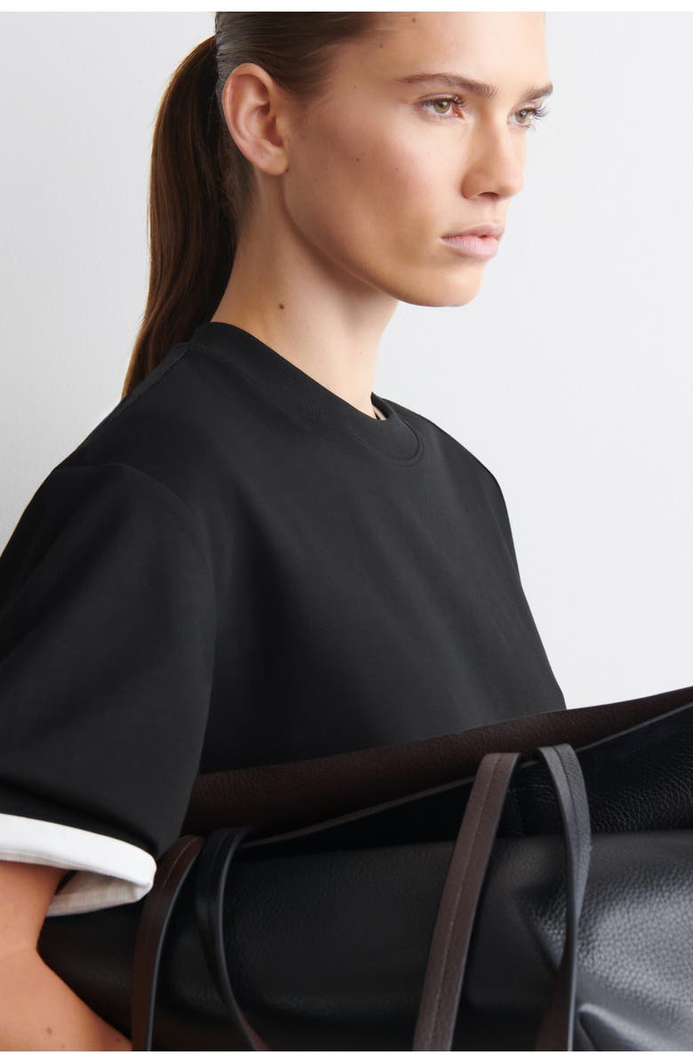 COS Oversized T-Shirt, Alternate, color, Black