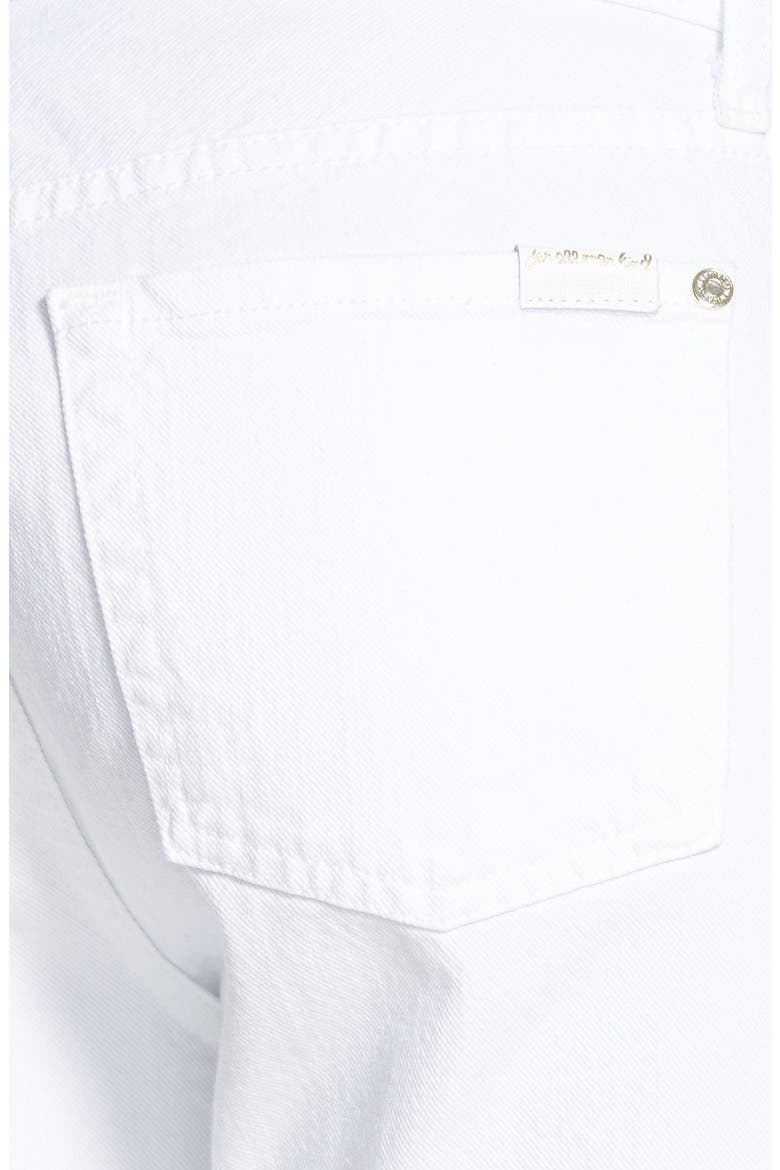 7 For All Mankind® Relaxed Skinny Jeans, Alternate, color, WHITE FASHION