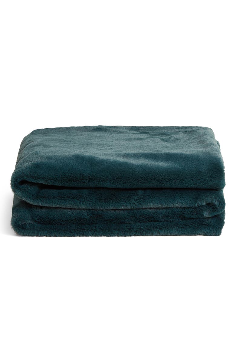 UnHide Lil' Marsh Mini Faux Fur Throw Blanket, Alternate, color, 