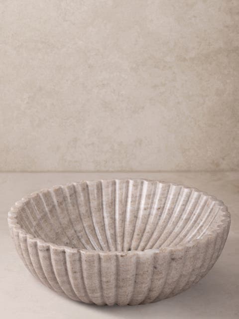 Cairo Beige Marble Bowl