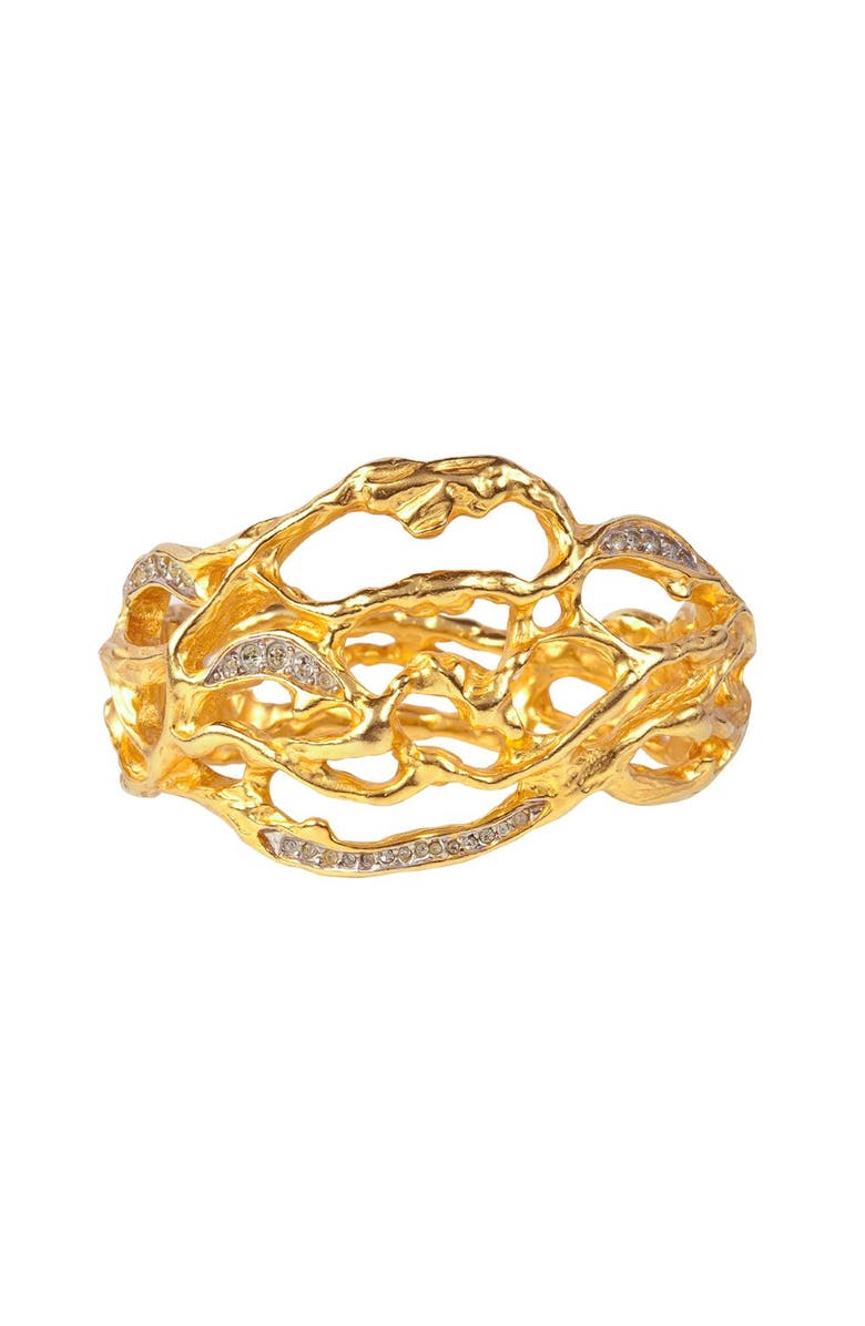 Susan Caplan 1990s Vintage Elizabeth Taylor Precious Vine Cuff, Main, color, Precious Vine