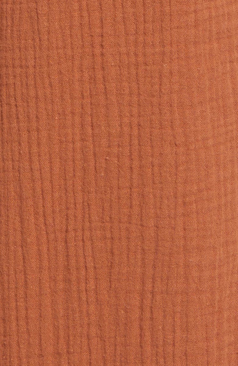 Marine Layer Corinne Wide Leg Cotton Gauze Pants, Alternate, color, 