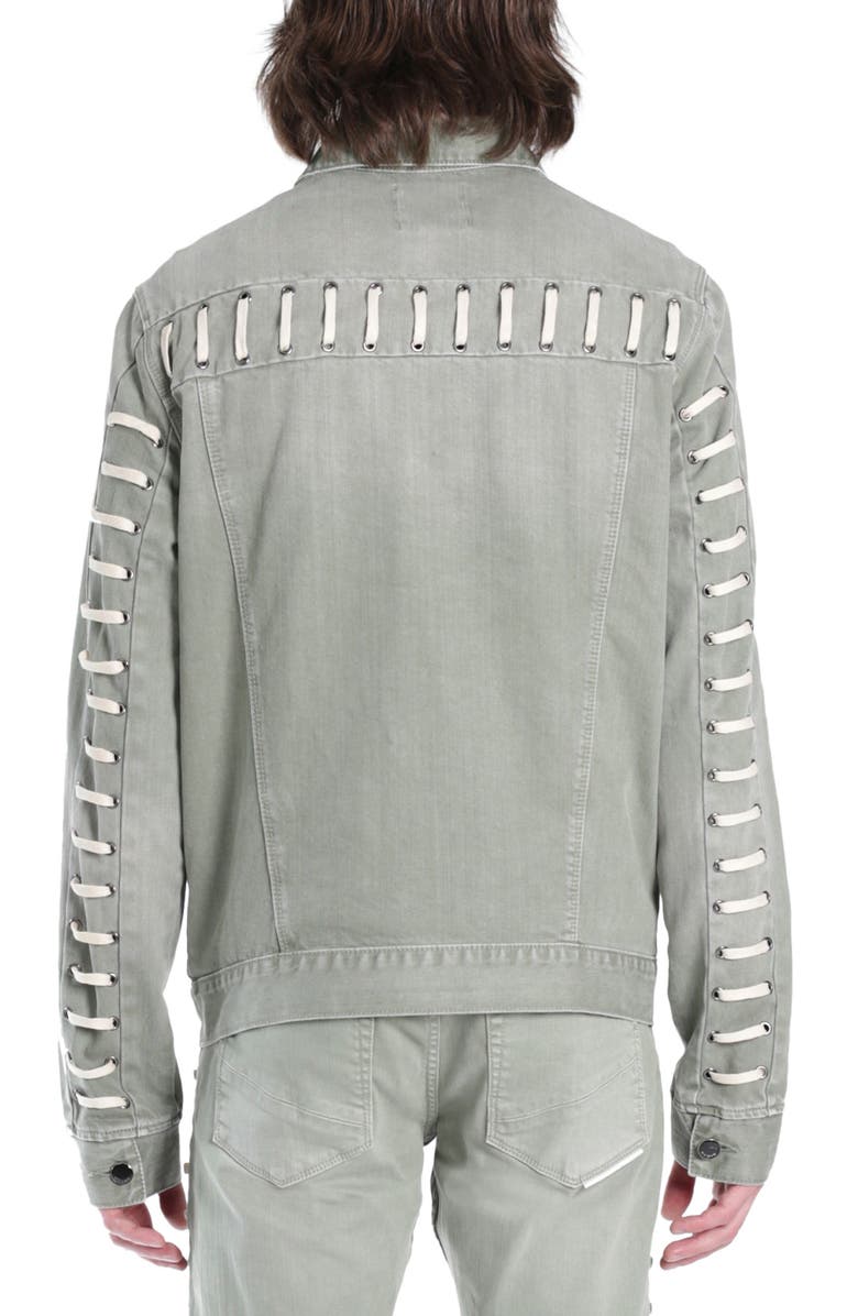 HVMAN Nonstretch Denim Jacket, Alternate, color, Aspen