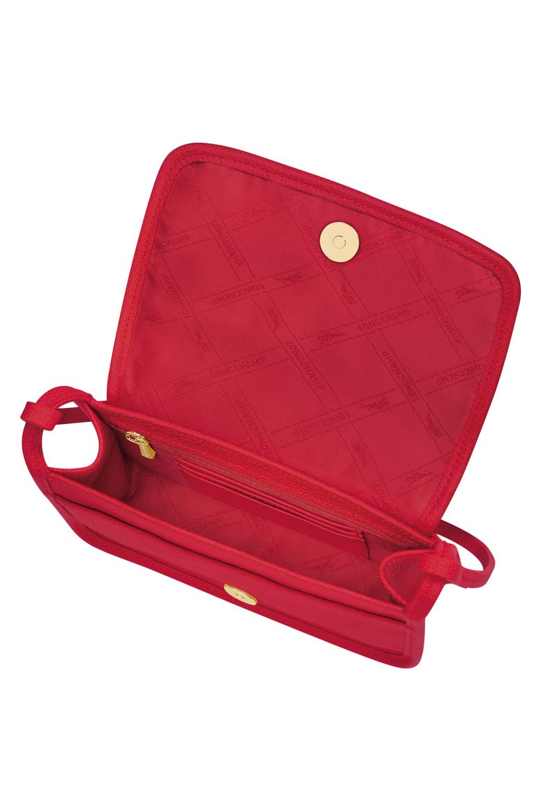 Le Foulonné Leather Wallet Crossbody Bag, Alternate, color, LOVE