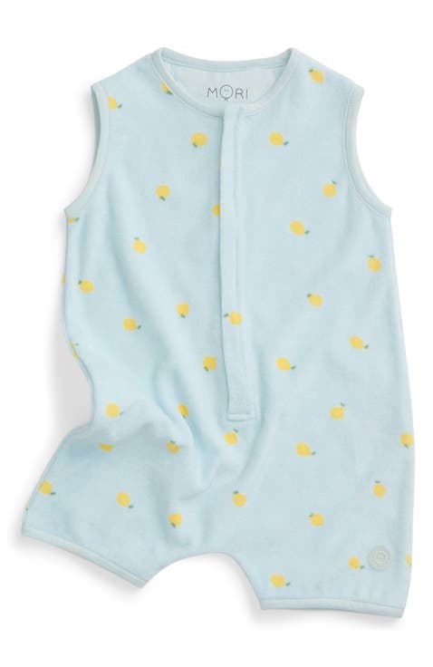 Lemon Print Towelling Romper