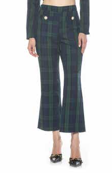Alexia Admor Jayden Plaid Wide Leg Pants
