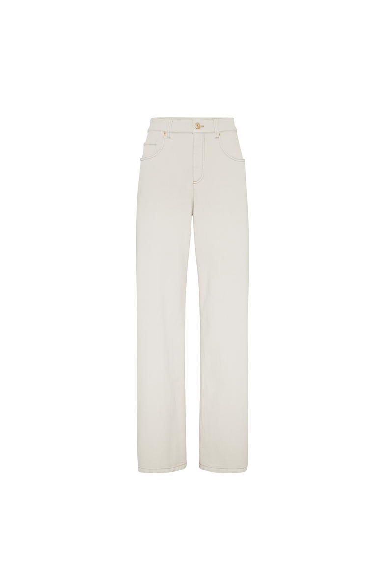 Brunello Cucinelli Loose Barrel trousers, Main, color, Cool Beige