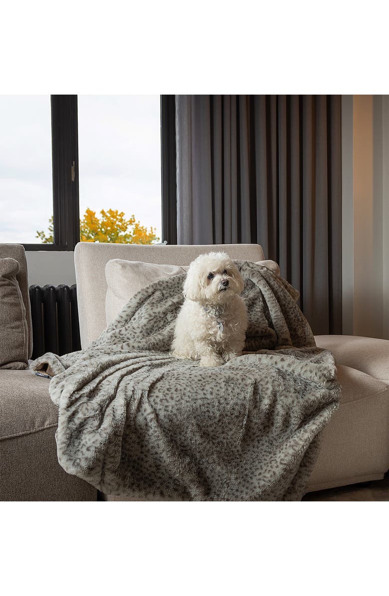 LUXE Faux Fur Throw - 50" x 60" - Lynx, Alternate, color, 