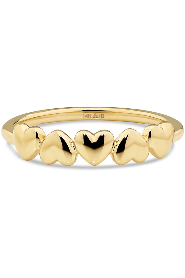 Sweet Heart Ring in 14K Gold, 4mm, Main, color, Yellow Gold