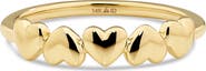 DEVATA Sweet Heart Ring in 14K Gold, 4mm