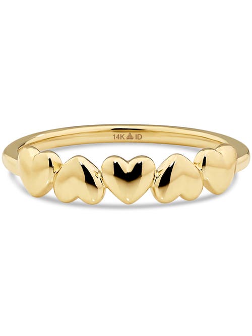 Devata Sweet Heart Ring In Gold