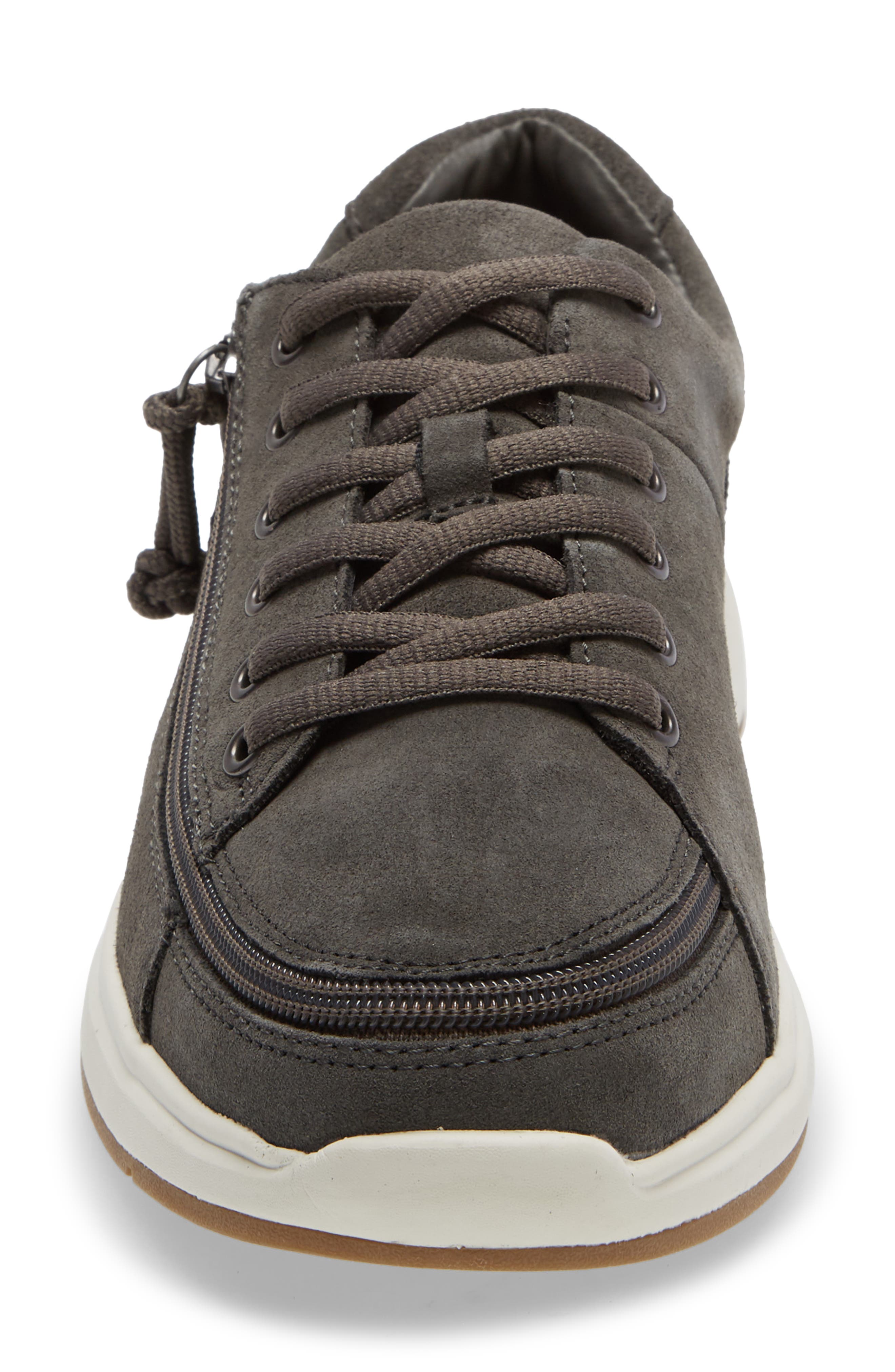Comfort Low Zip Around Sneaker, Alternate, color, GREY