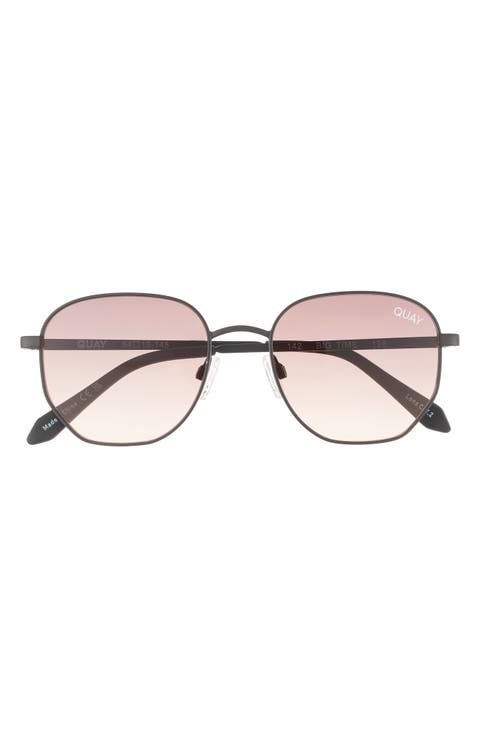 Big Time 54mm Gradient Round Sunglasses