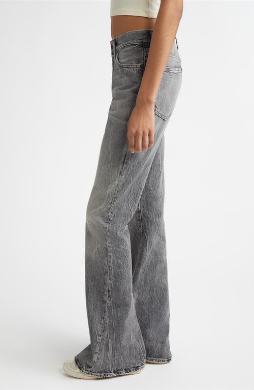 Acne Studios 2025 Gothik High Waist Fitted Bootcut Jeans In Black