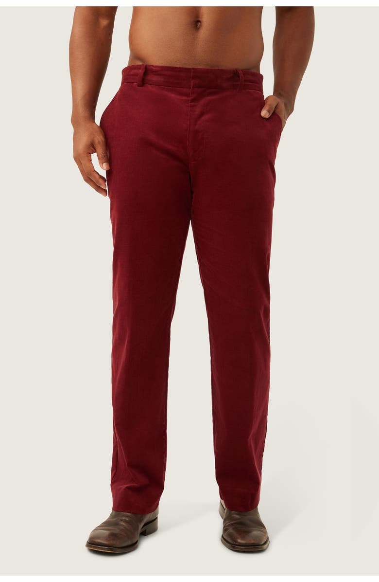 MR TURK Dirk Straight Leg Trouser, Main, color, Wine