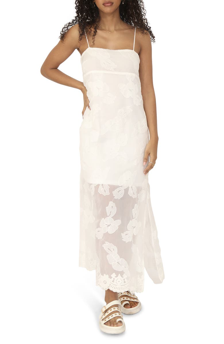 Belle & Bloom Fever Dream Midi Dress, Main, color, White