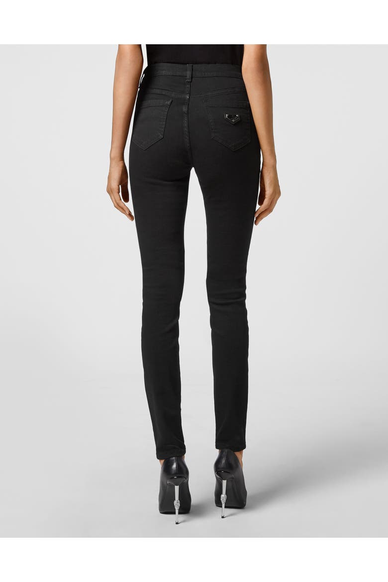 Denim High Waist Jegging Women, Alternate, color, Blackout