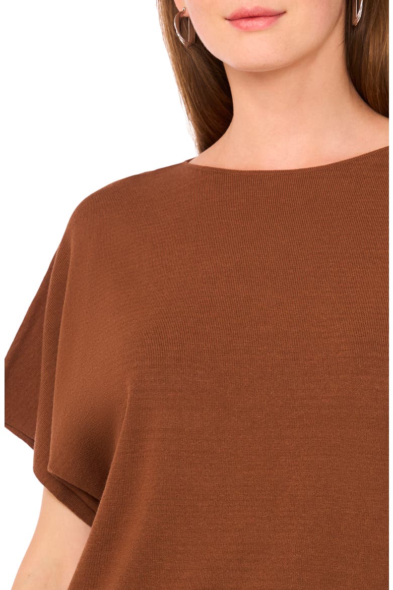 Short Sleeve Crop Sweater, Alternate, color, EMPERADOR