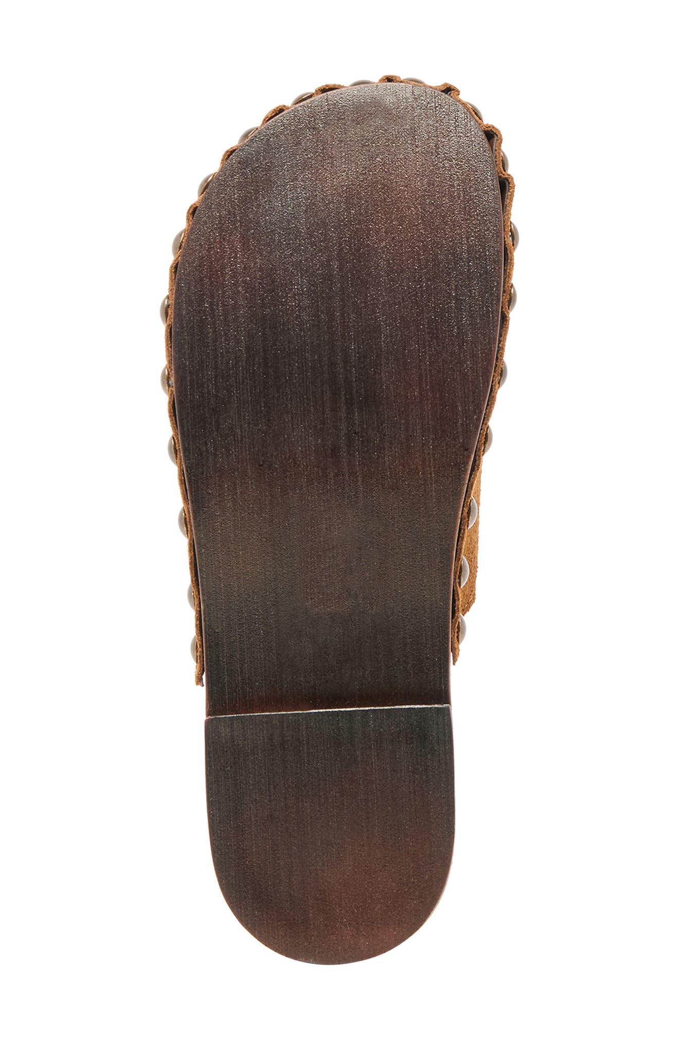 Dolce Vita Alanis Studded Mule, Alternate, color, Chestnut Suede