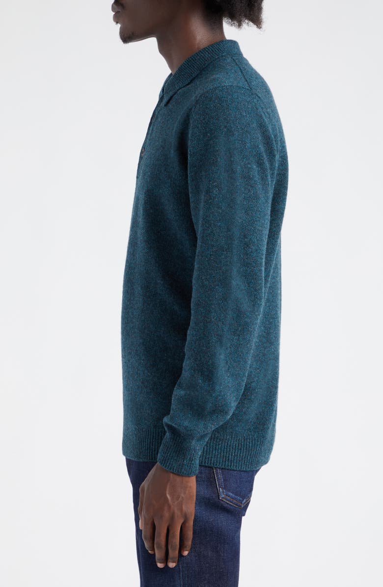 Sunspel Lambswool Polo Sweater, Alternate, color, 