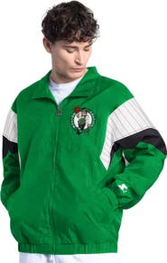 STARTER Men's Starter Kelly Green Boston Celtics Yard Line Full-Zip Jacket