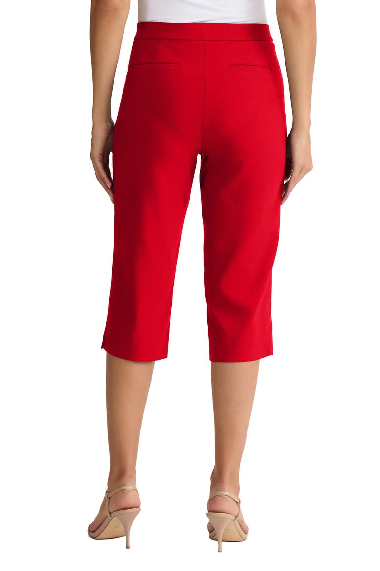 Pedal Pusher Crop Pants, Alternate, color, ROUGE