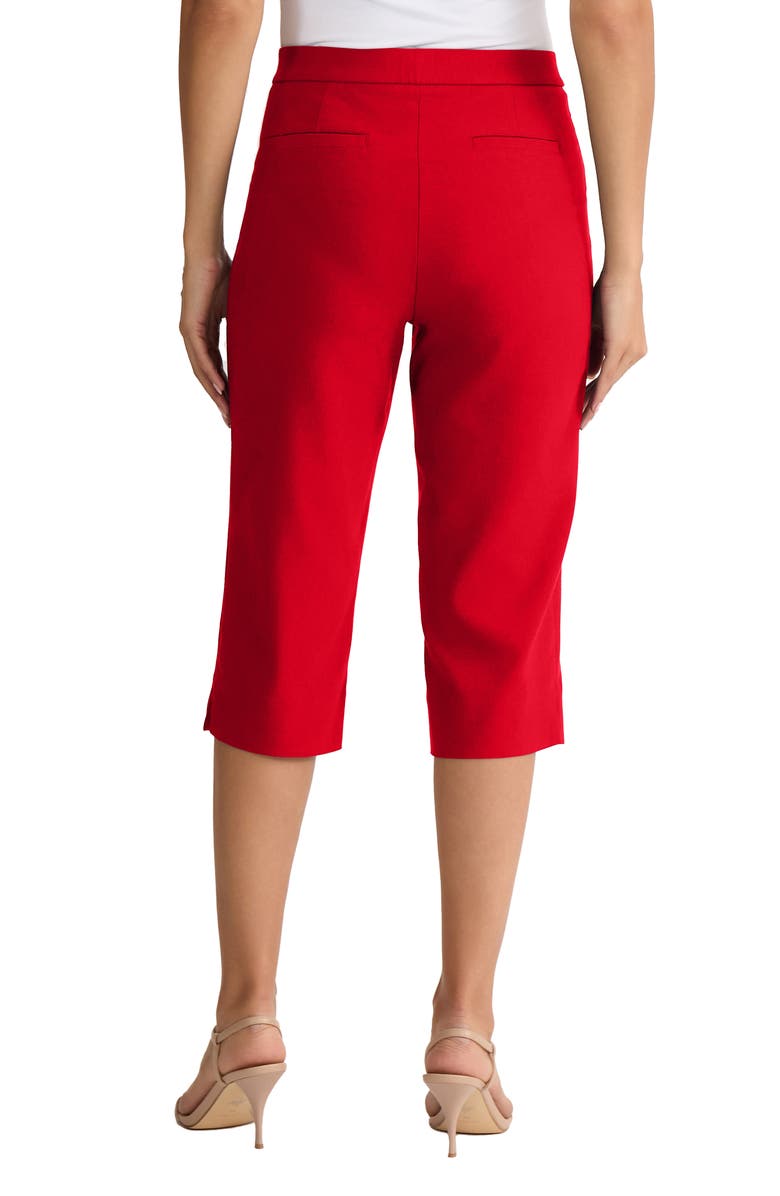 Jones New York Pedal Pusher Crop Pants, Alternate, color, Rouge