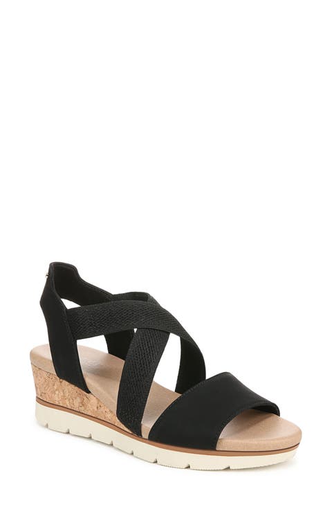 Just Cute Platform Wedge Sandal (Women) (Wide Width Available)