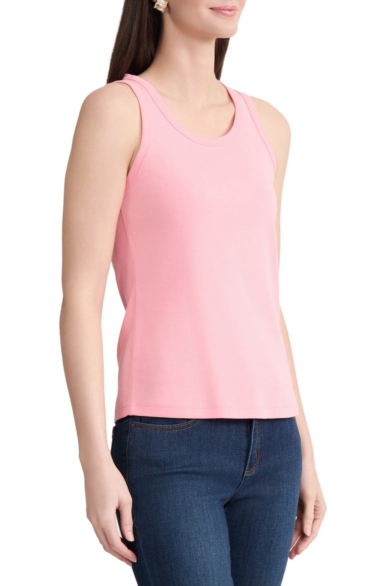 Scoop Neck Cotton Tank, Alternate, color, CORAL CANYON