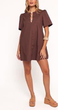 Petal & Pup Lirael Puff Sleeve Shift Minidress