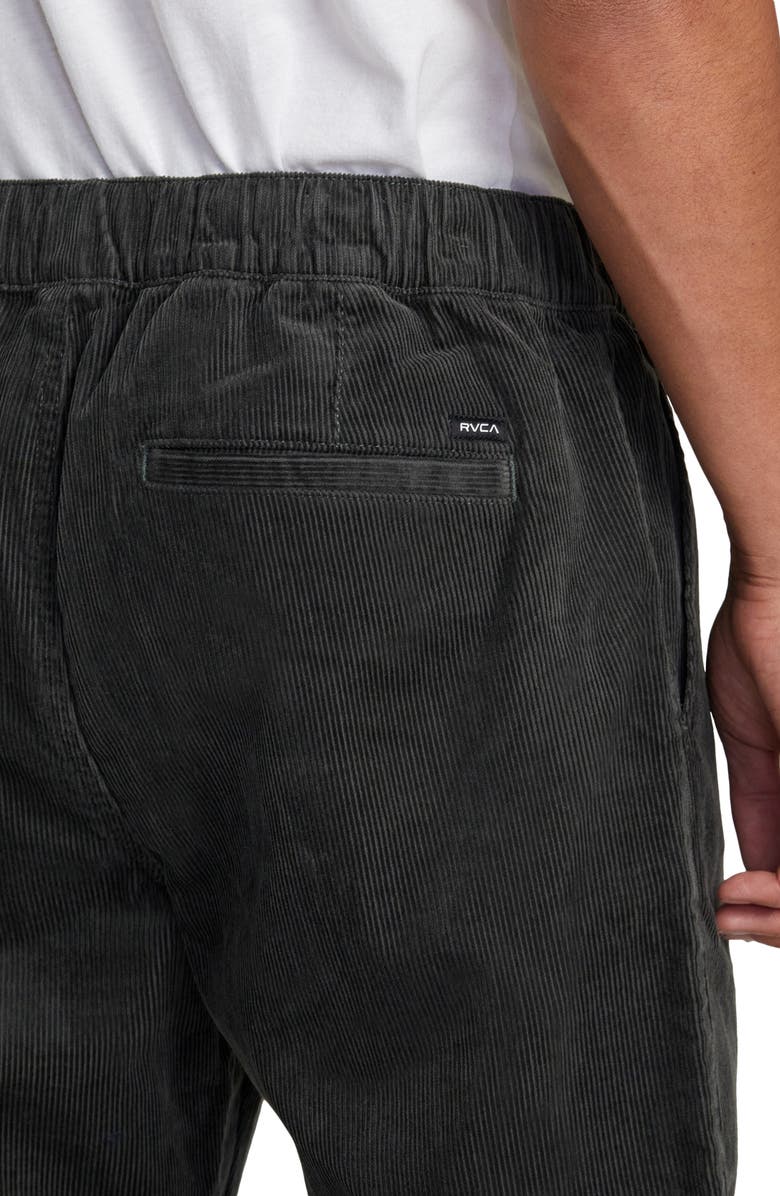 RVCA Americana Elastic Waist Corduroy Pants, Alternate, color,