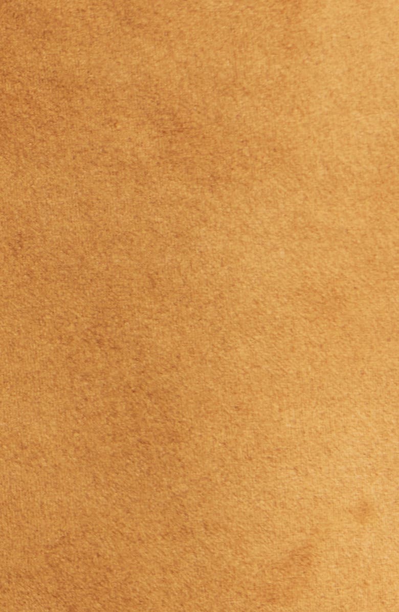 Sam Edelman Faux Suede & Faux Shearling Vest, Alternate, color, Cognac/ Ivory