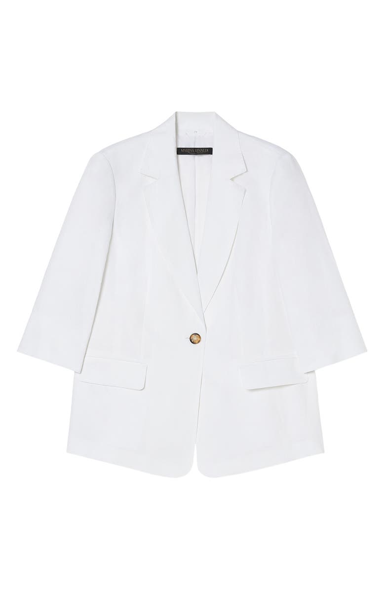 Marina Rinaldi Sabadel Linen Jacket, Alternate, color, 