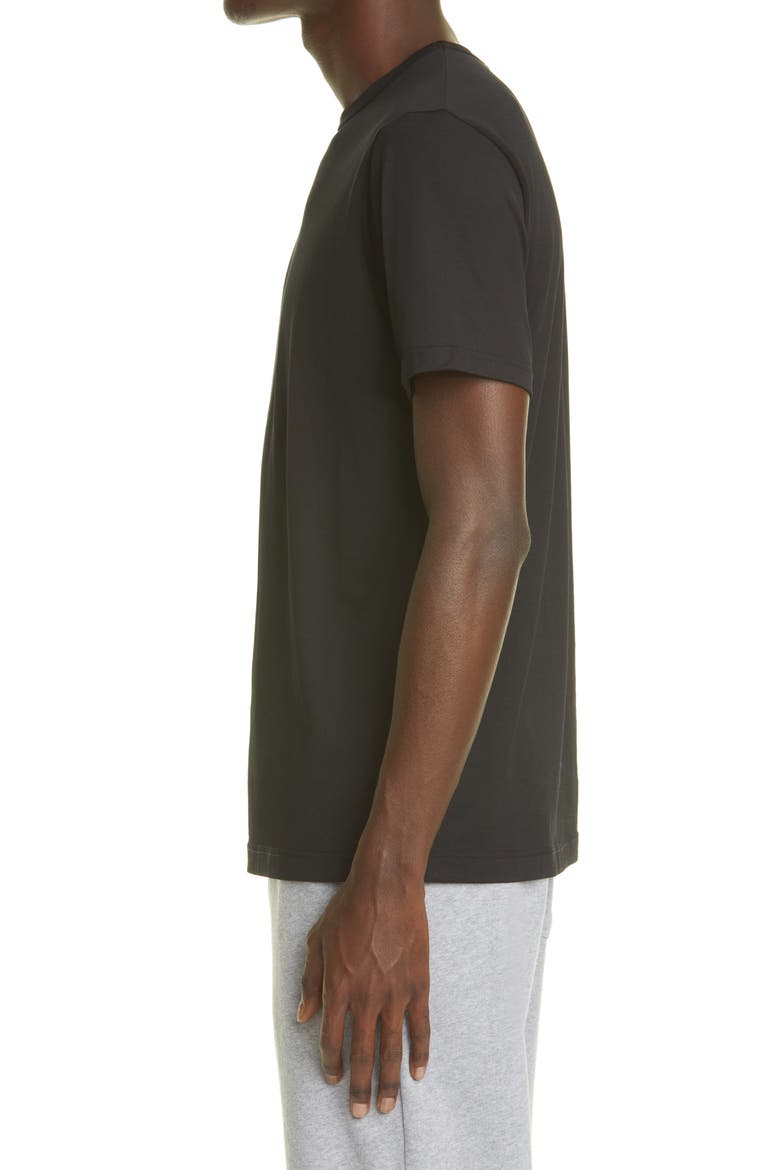 Crewneck T-Shirt, Alternate, color, BLACK