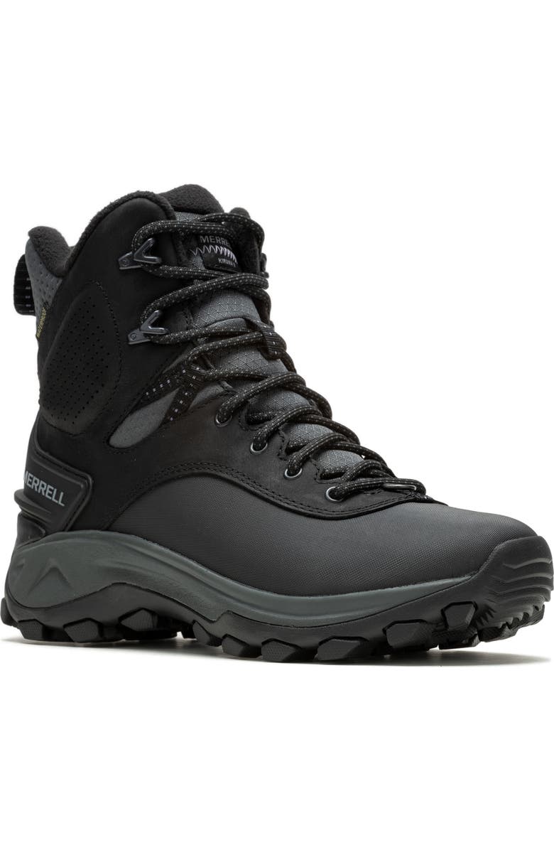 Merrell Thermo Kiruna 2 Mid Waterproof Hiking Boot, Main, color, Black