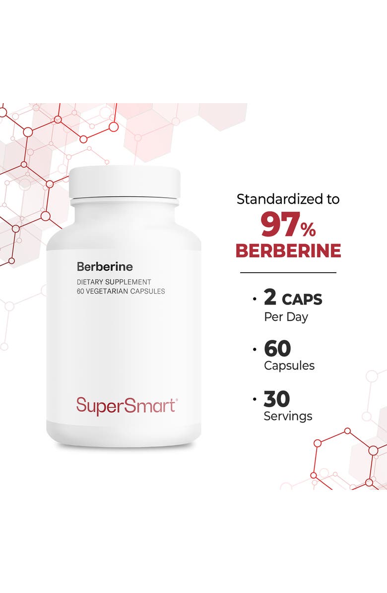 SuperSmart Berberine HCl Supplement, Alternate, color, NO COLOR