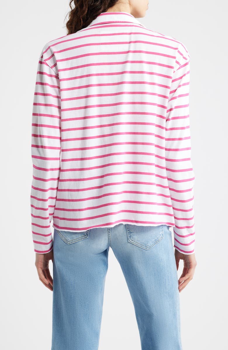 Frank & Eileen Patrick Popover Henley, Alternate, color, Pink Lotus Stripe