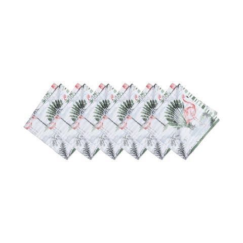 Flamingo Breeze Set of 6 Cloth Napkins