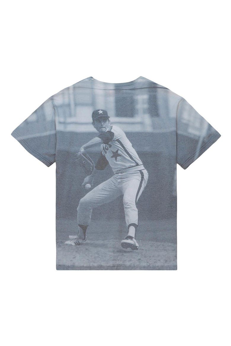 Men's Mitchell & Ness Nolan Ryan Houston Astros Cooperstown Collection Highlight Sublimated Player Graphic T-Shirt, Alternate, color, White