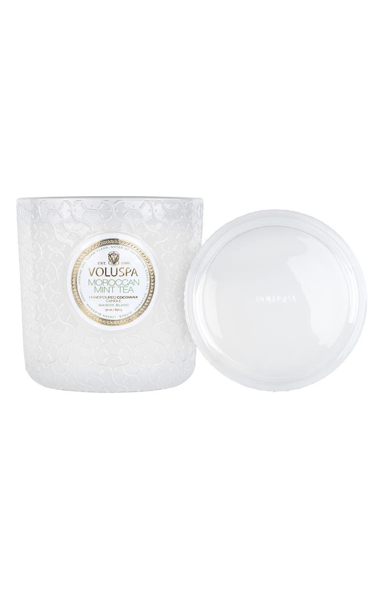 Voluspa Moroccan Mint Tea Luxe Candle, Alternate, color, Moraccan Mint