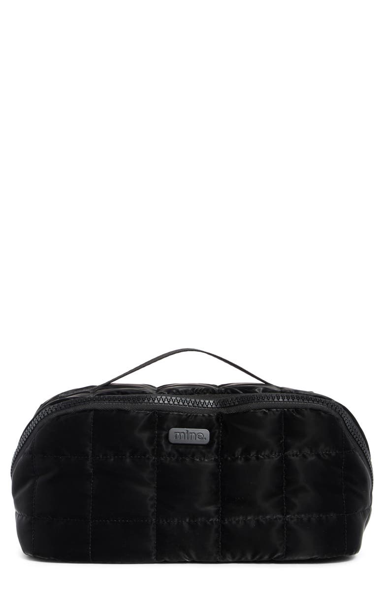MYTAGALONGS Khatie Large Cosmetic Case, Main, color, Black