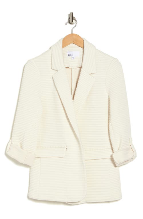 Daniel Rainn Stripe Notch Lapel Blazer In K338 Antique Ivory