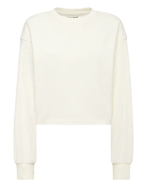 Sponge Round Neck Sweatshirt Women