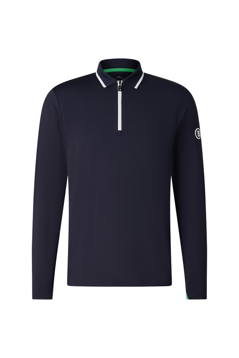 Jonah Polo Long-Sleeved Top, Main, color, Navy blue