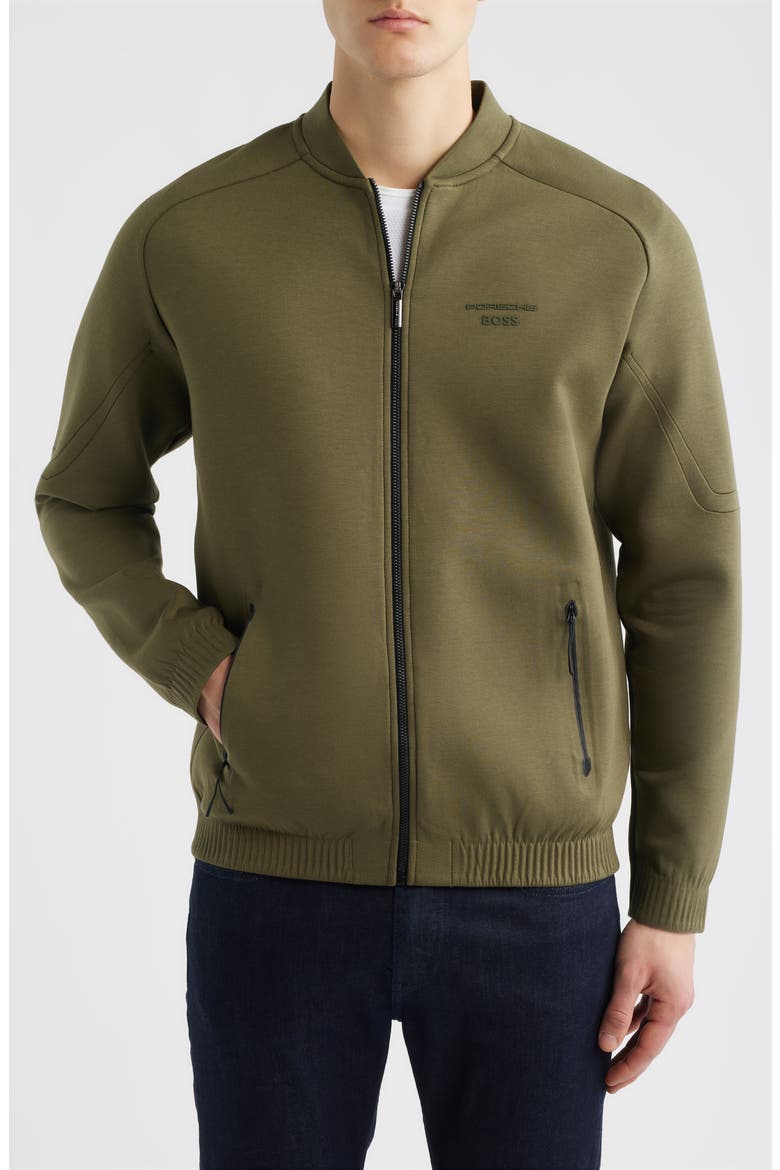 Porsche Spirit 70 Zip Sweatshirt, Alternate, color, OPEN GREEN
