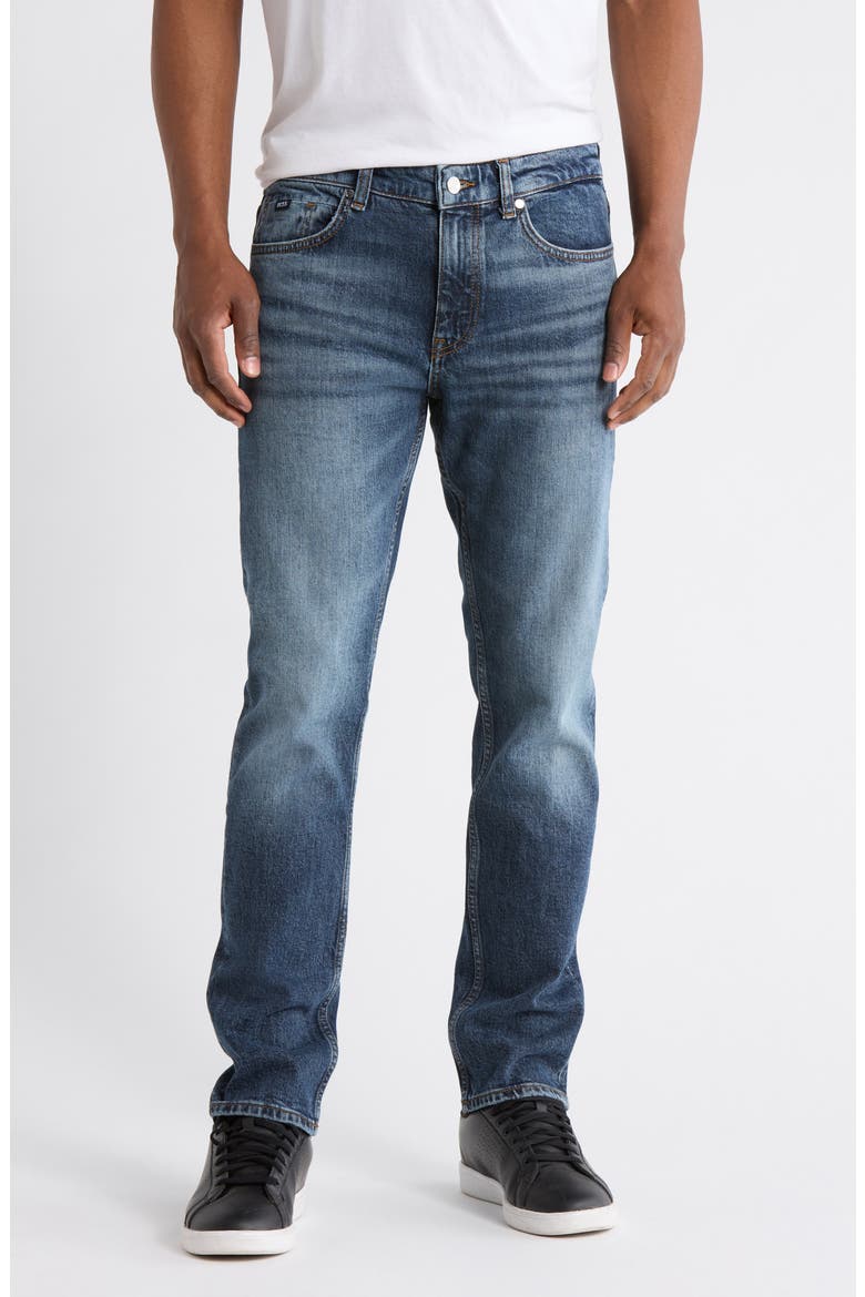 Delaware Slim Fit Stretch Jeans, Main, color, BRIGHT BLUE