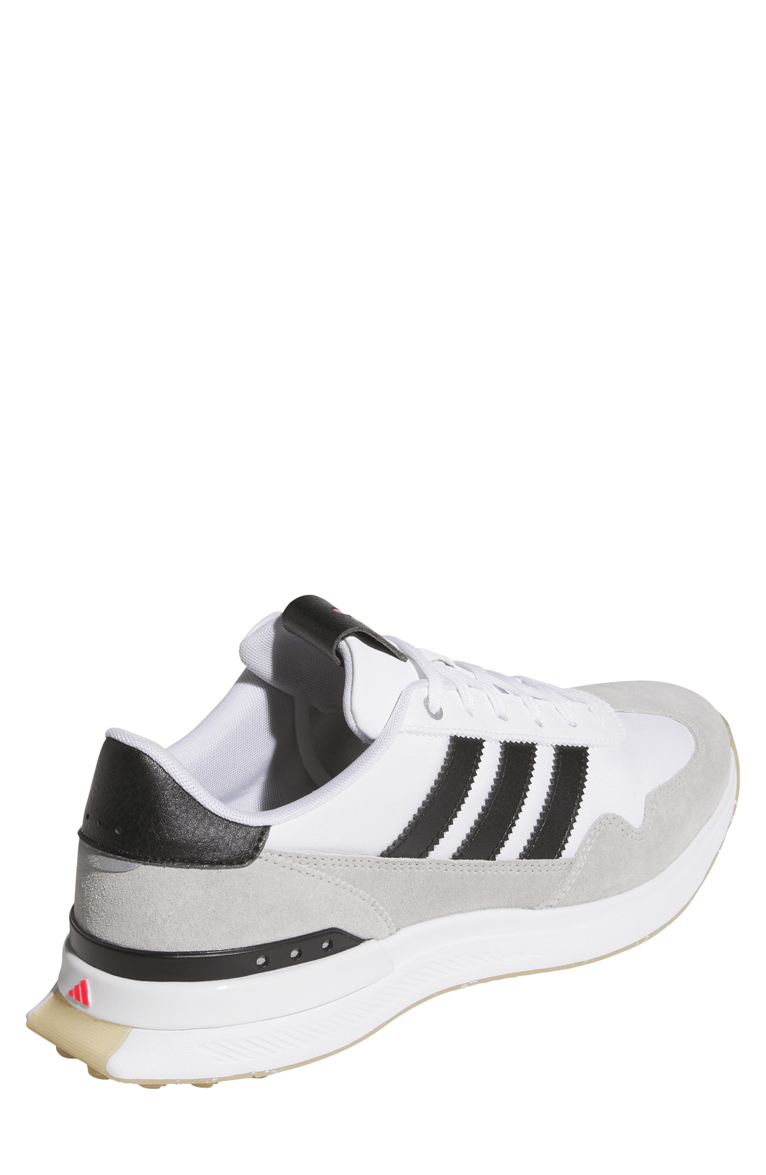 adidas Gender Inclusive S2G 26 Waterproof Spikeless Golf Shoe, Alternate, color, White/ Core Black/ Grey Two